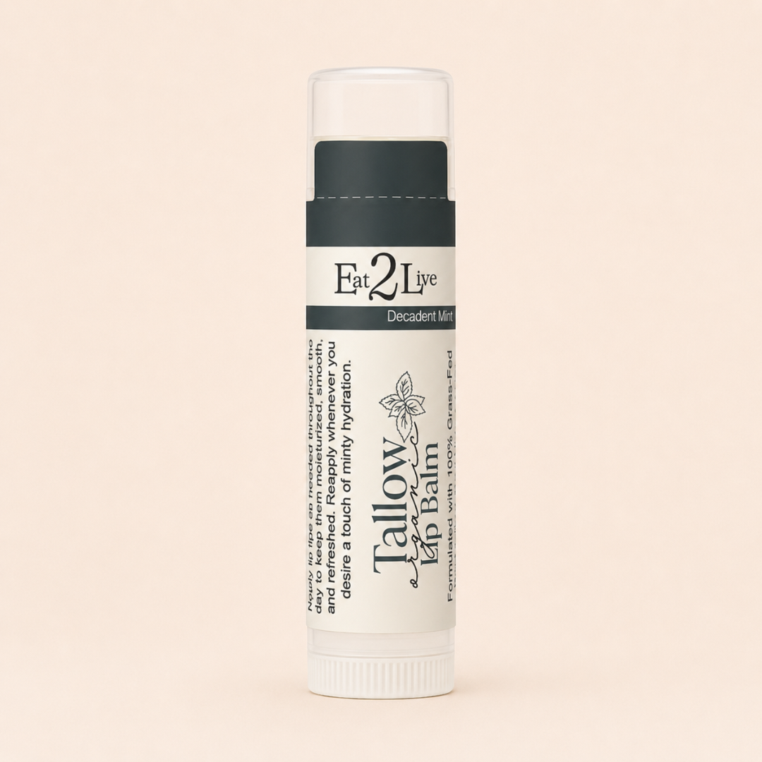 Decadent Mint Lip Balm - Eat 2 Live