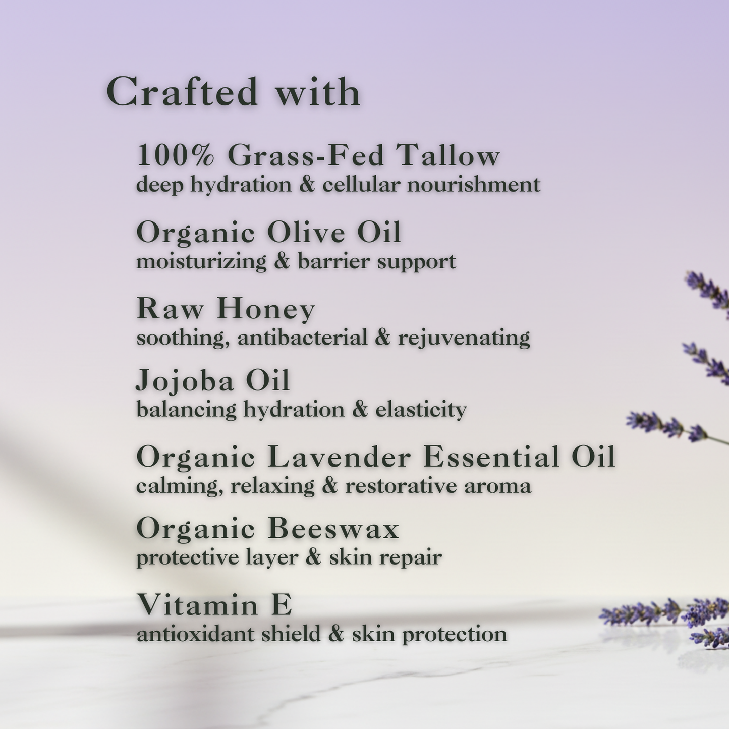 Lavender Dreams Whipped Tallow Balm