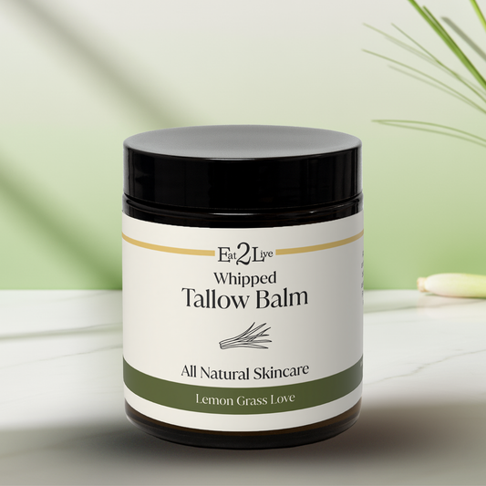 Lemon Grass Love Tallow Balm - Eat 2 Live