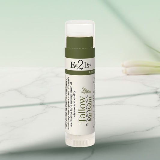 Lemongrass Lush Lip Balm - Eat 2 Live