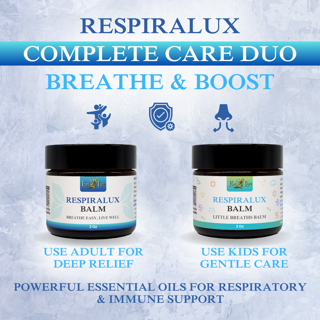 RespiraLux Complete Care Duo – Breathe & Boost - Eat 2 Live