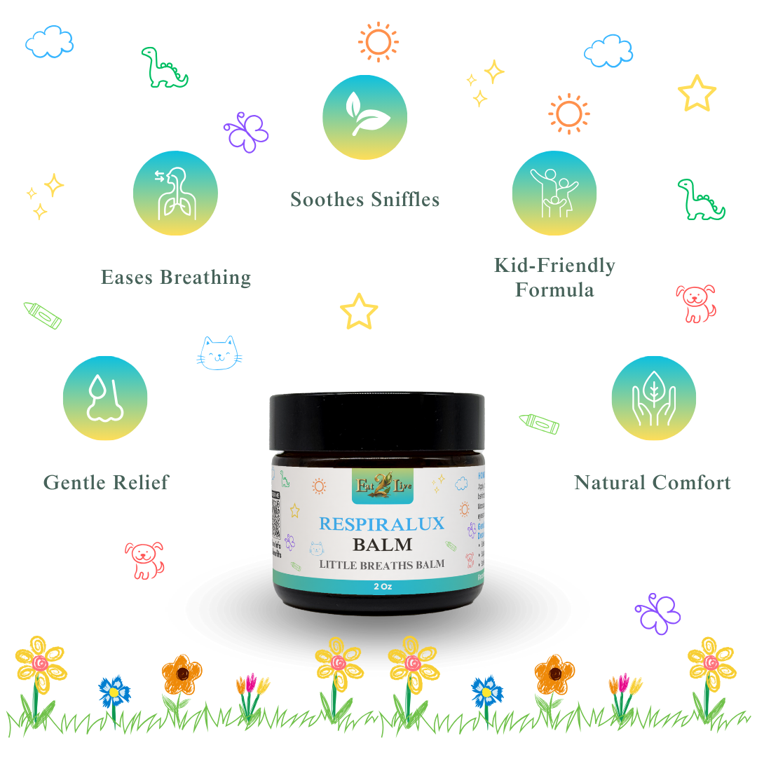RespiraLux Balm For Kids - Eat 2 Live