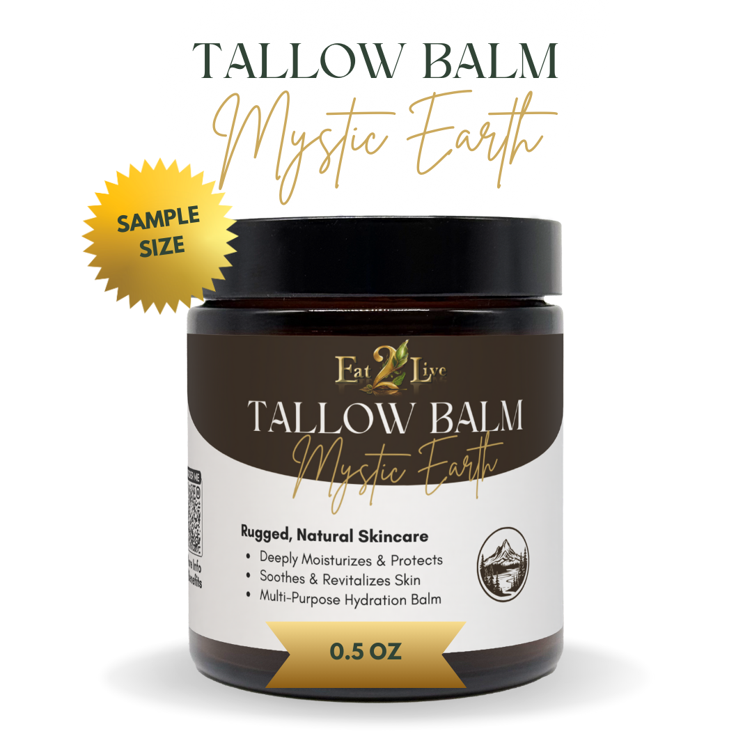 Mystic Earth Tallow Balm - Sample Size (0.5 oz) - Eat 2 Live