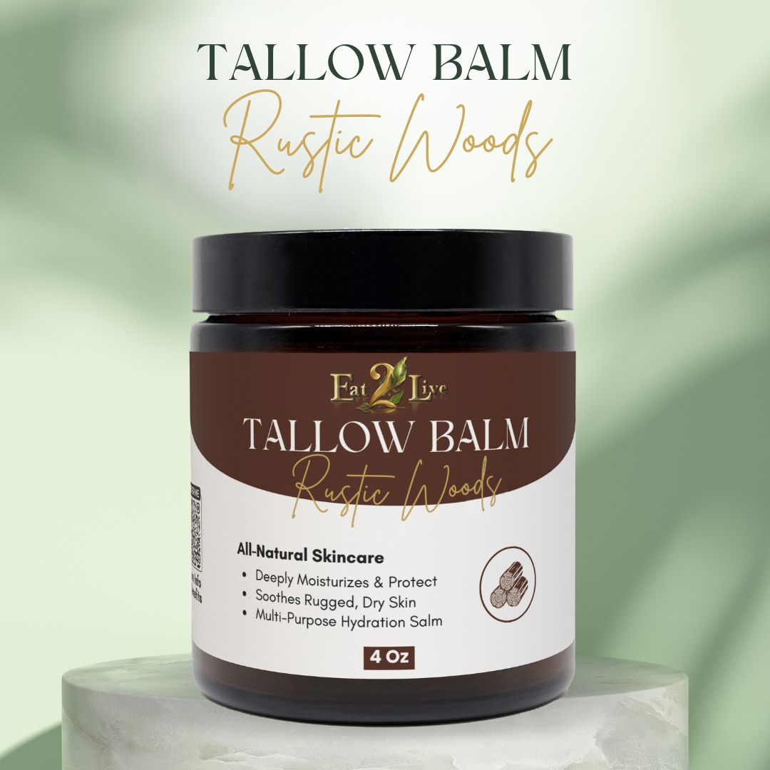 Rustic Woods Whipped Tallow Balm - Eat 2 Live