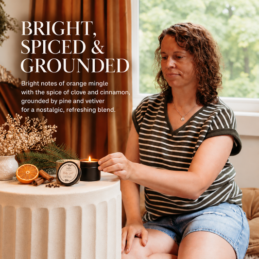 Holiday Spirit - The Tallow Candle - Eat 2 Live