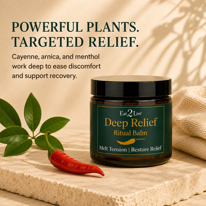 Deep Relief Muscle Balm - Eat 2 Live
