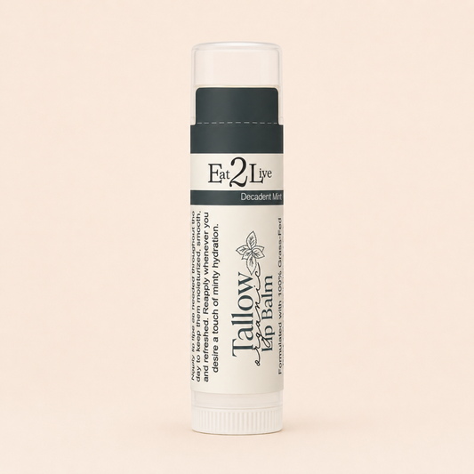 Decadent Mint Lip Balm - Eat 2 Live