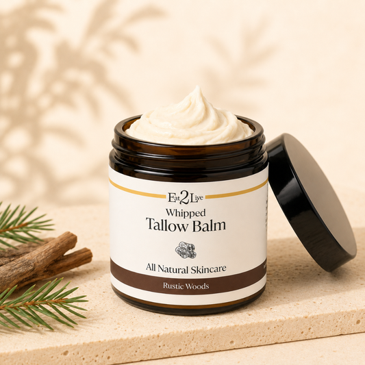 Rustic Woods Whipped Tallow Balm - Eat 2 Live