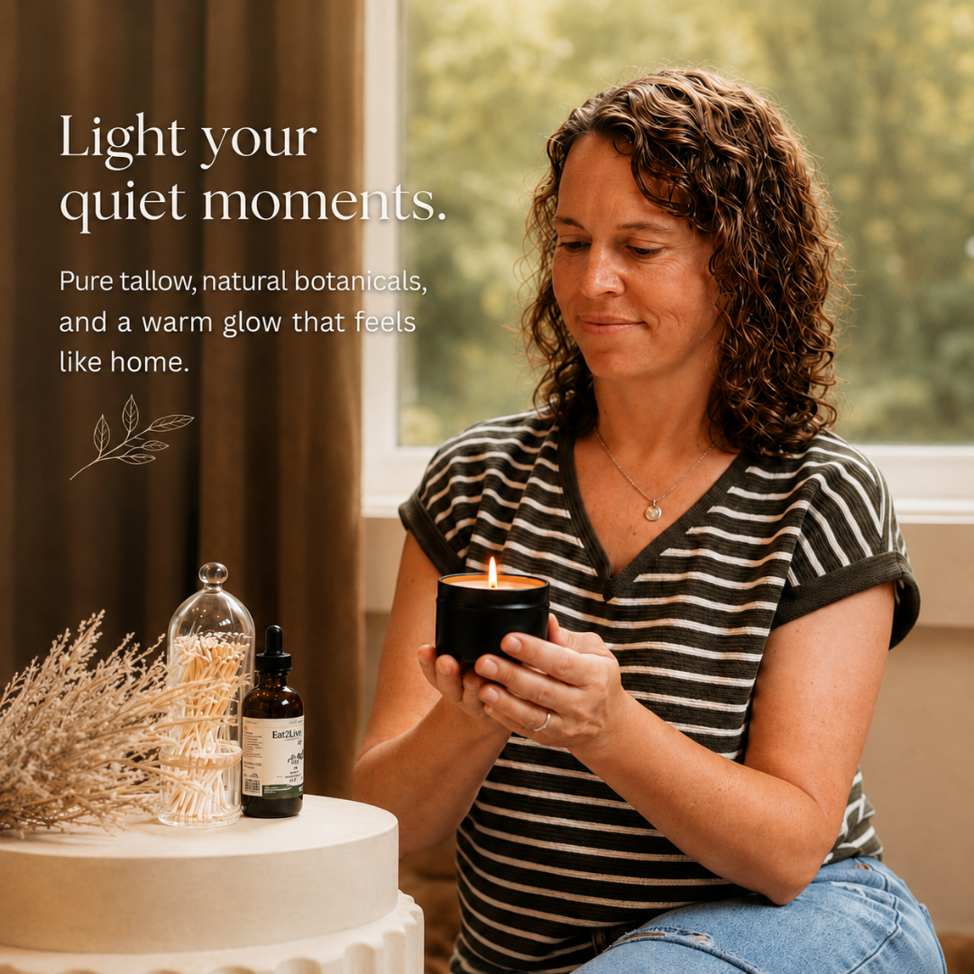 Winter Hearth — The Tallow Candle - Eat 2 Live