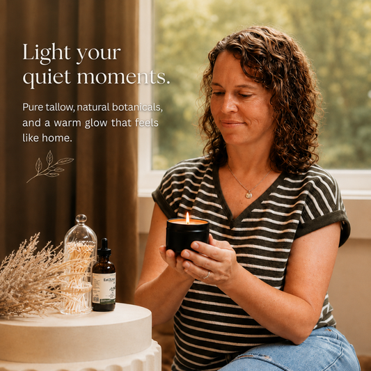Winter Hearth — The Tallow Candle - Eat 2 Live
