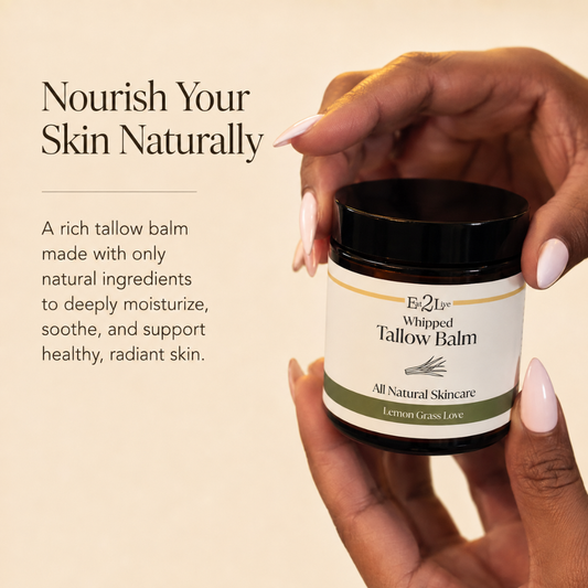 Lemon Grass Love Whipped Tallow Balm - Eat 2 Live