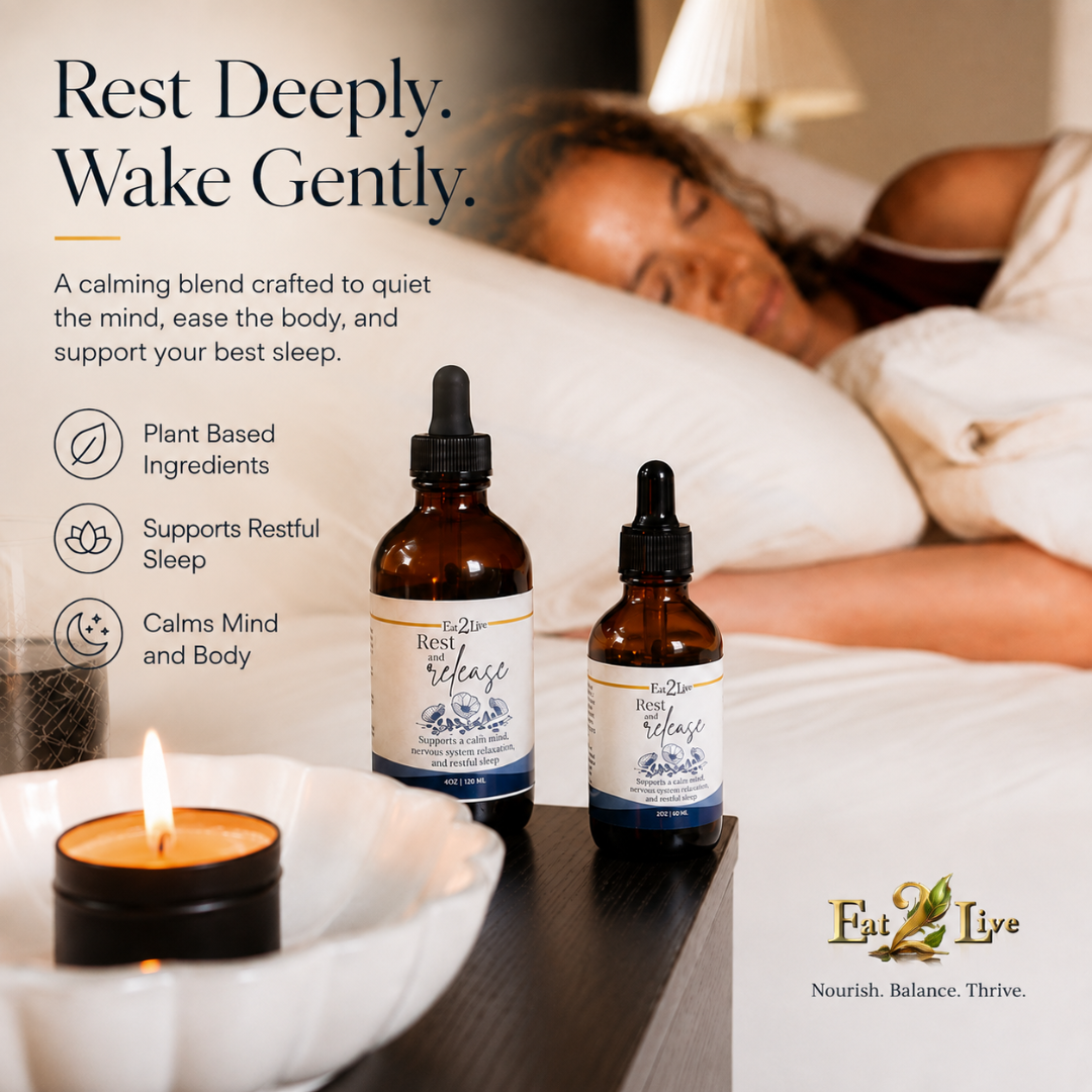 Rest and Release - Eat 2 Live