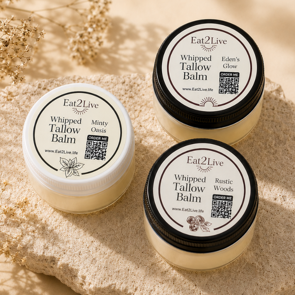 3-Piece Whipped Tallow Balm Sample Set - Founder's Choice