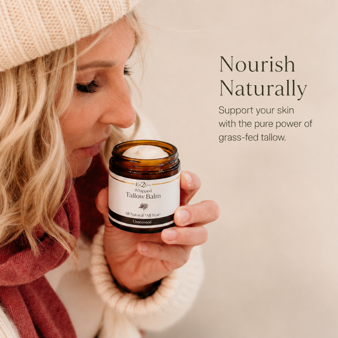 Eden’s Glow Whipped Tallow Balm - Eat 2 Live