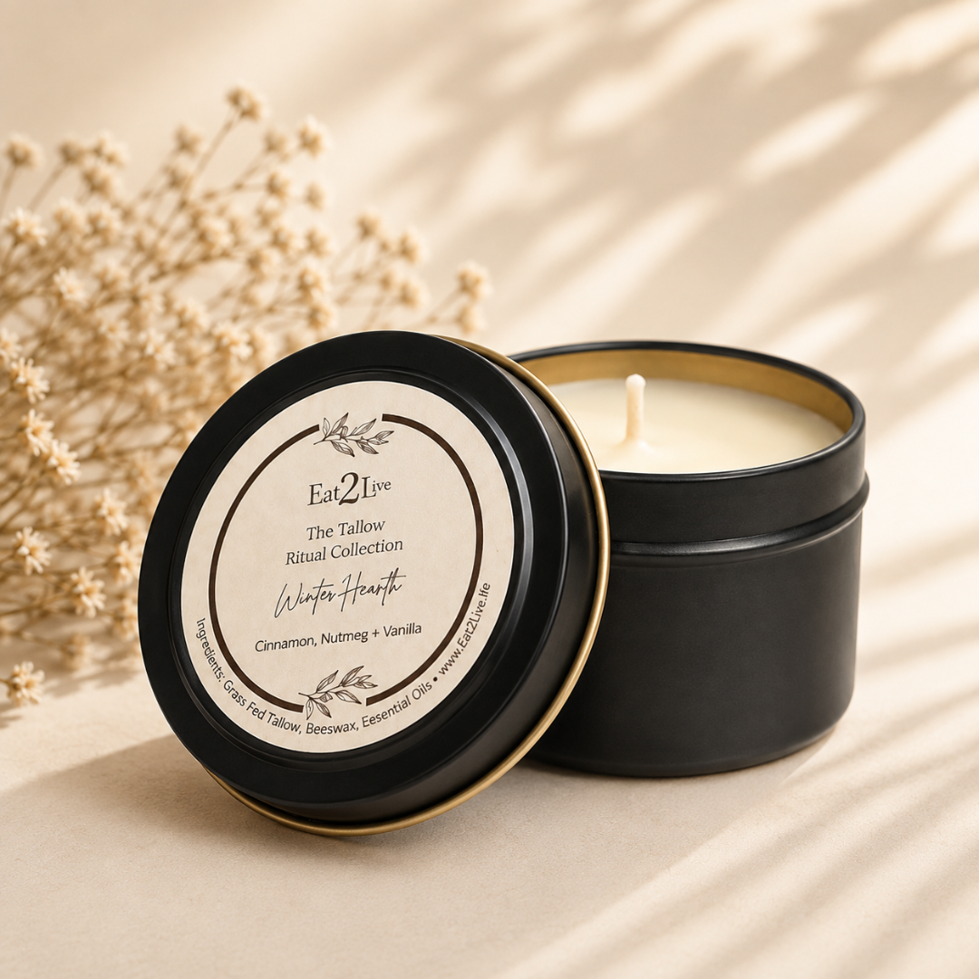 Winter Hearth — The Tallow Candle - Eat 2 Live