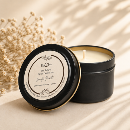 Winter Hearth — The Tallow Candle - Eat 2 Live