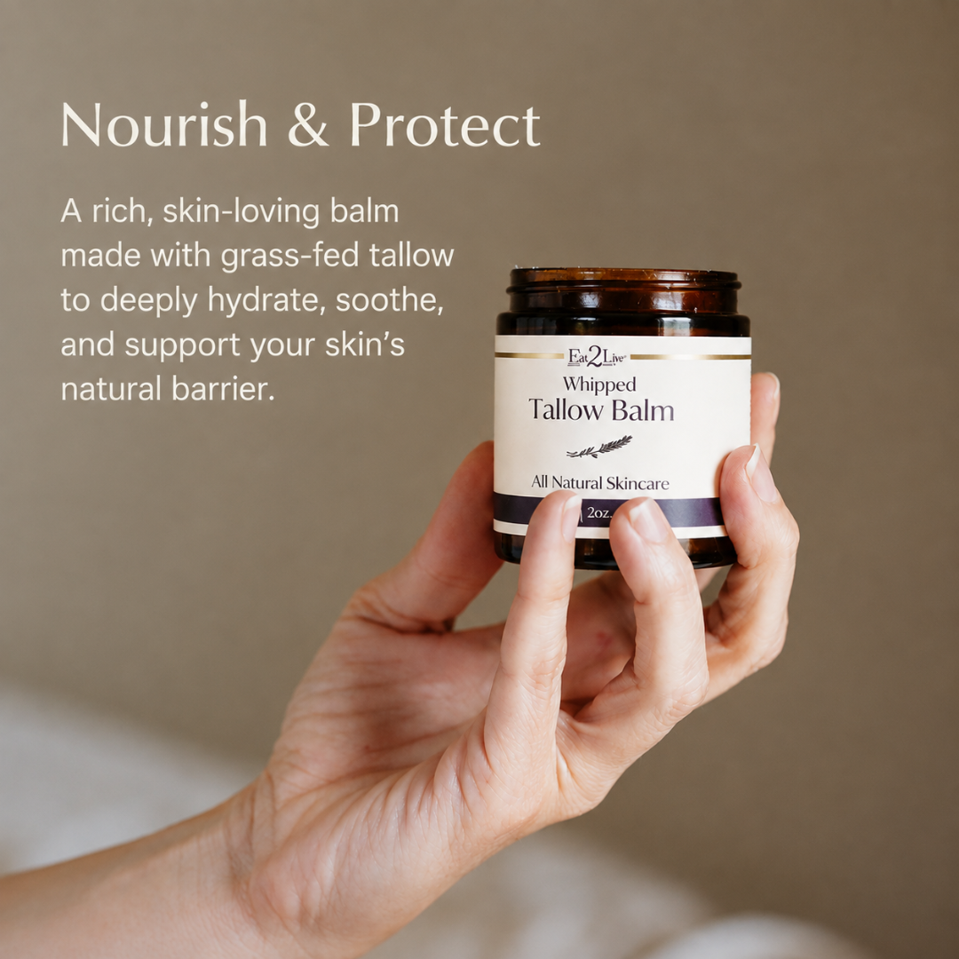 Lavender Dreams Whipped Tallow Balm - Eat 2 Live