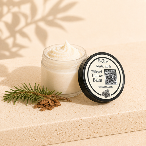 Mystic Earth Tallow Balm - Sample Size (0.5 oz) - Eat 2 Live