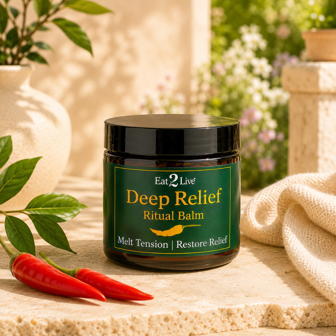 Deep Relief - Tallow-Based Muscle Balm - Eat 2 Live