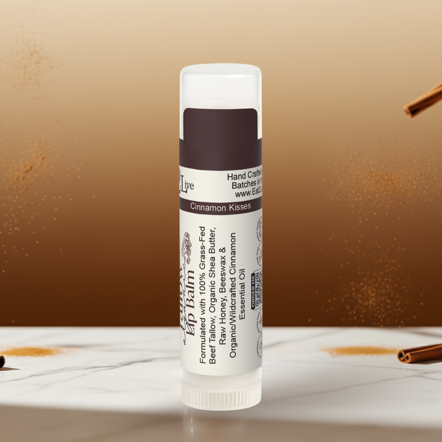 Cinnamon Kisses Lip Balm - Hydrating Spice for Your Lips