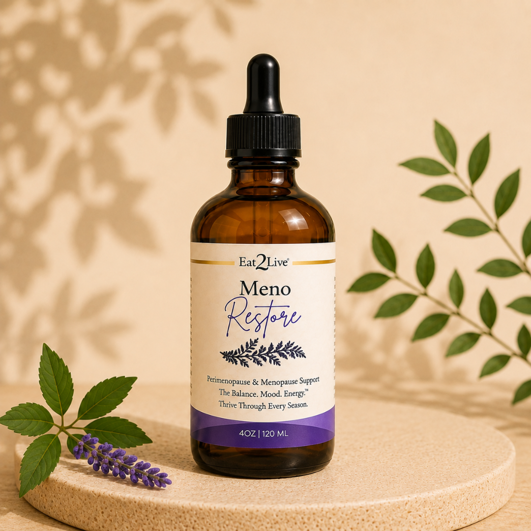 Meno Restore - Tincture for Women - Eat 2 Live
