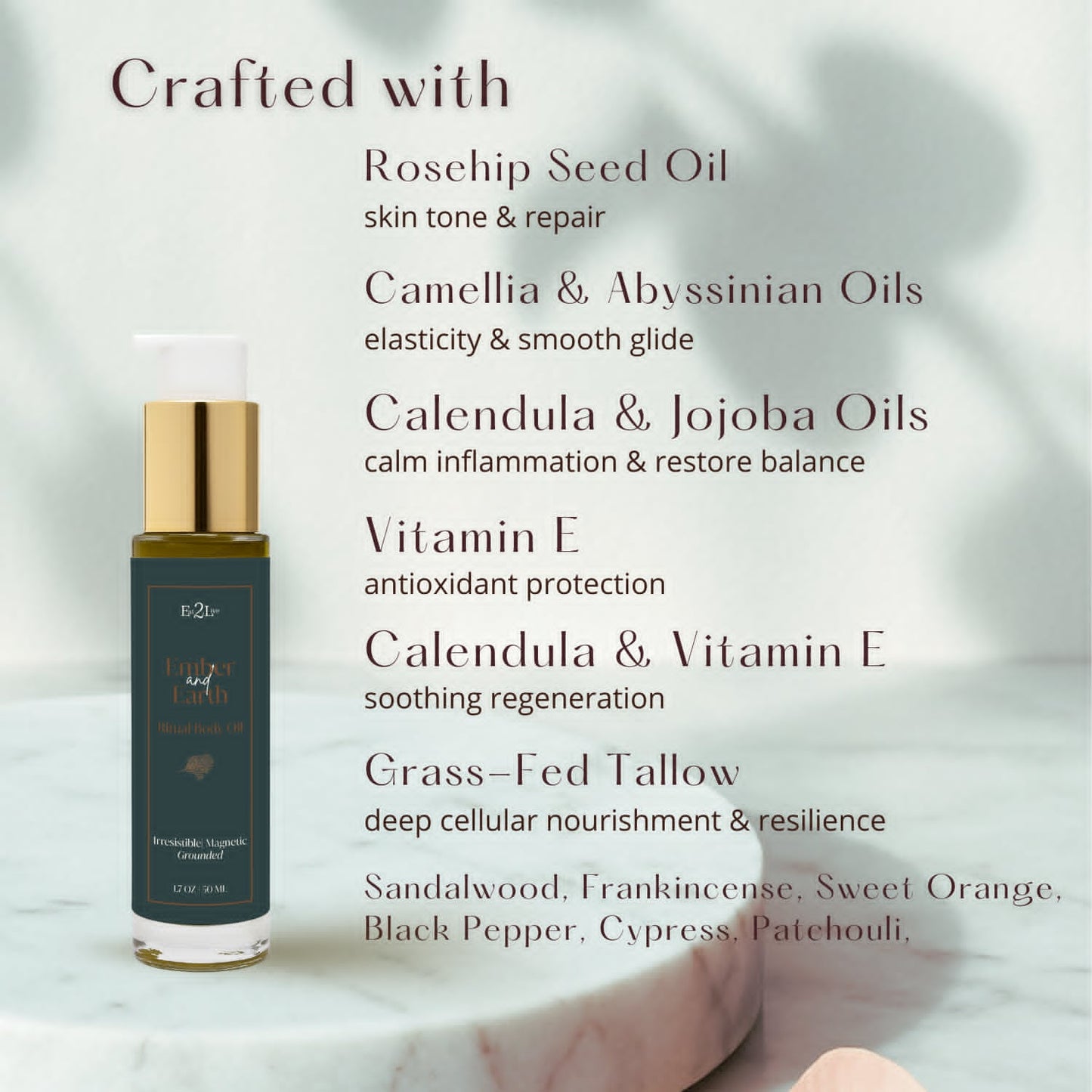 Ember & Earth Ritual Body Oil - Eat 2 Live