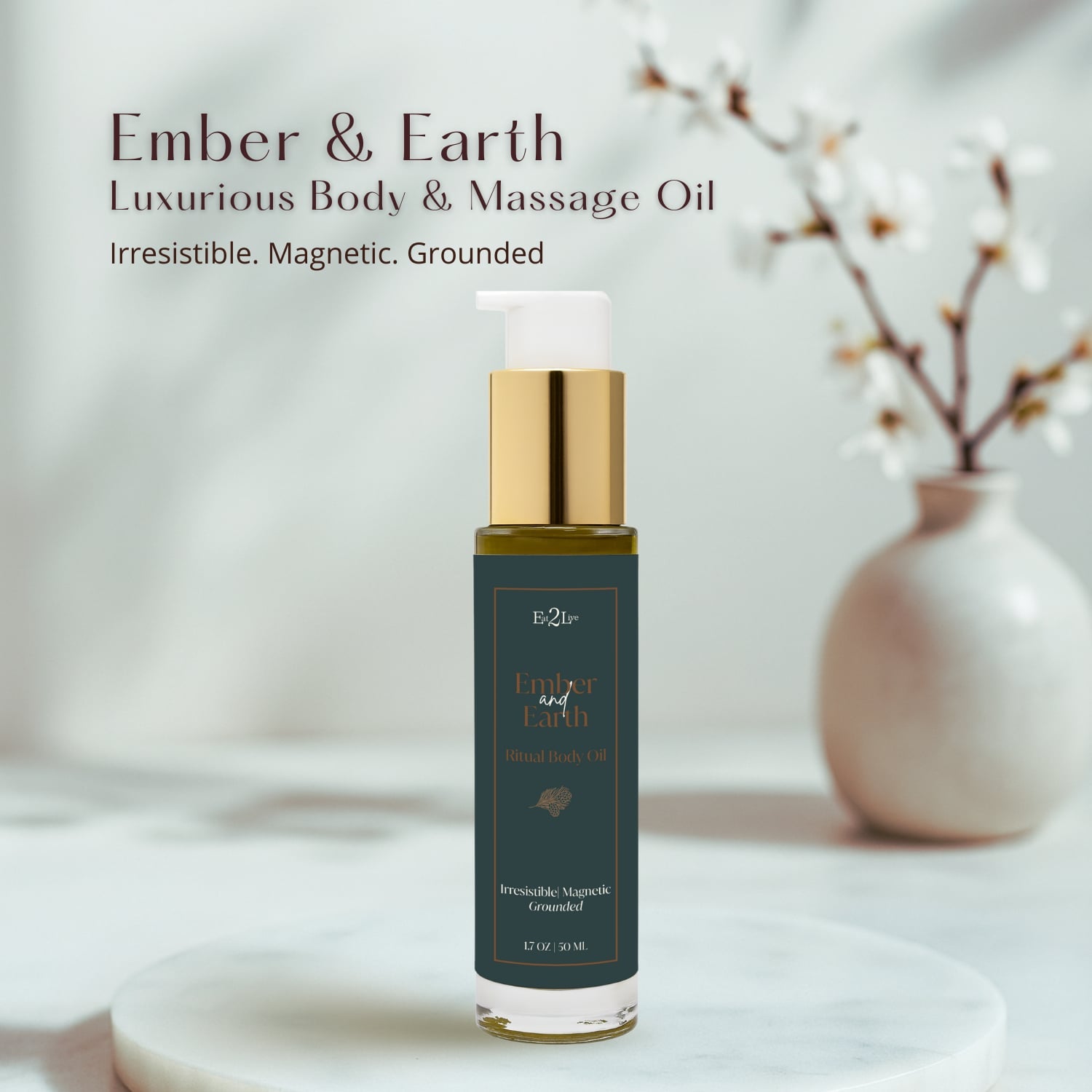 Ember & Earth Ritual Body Oil - Eat 2 Live