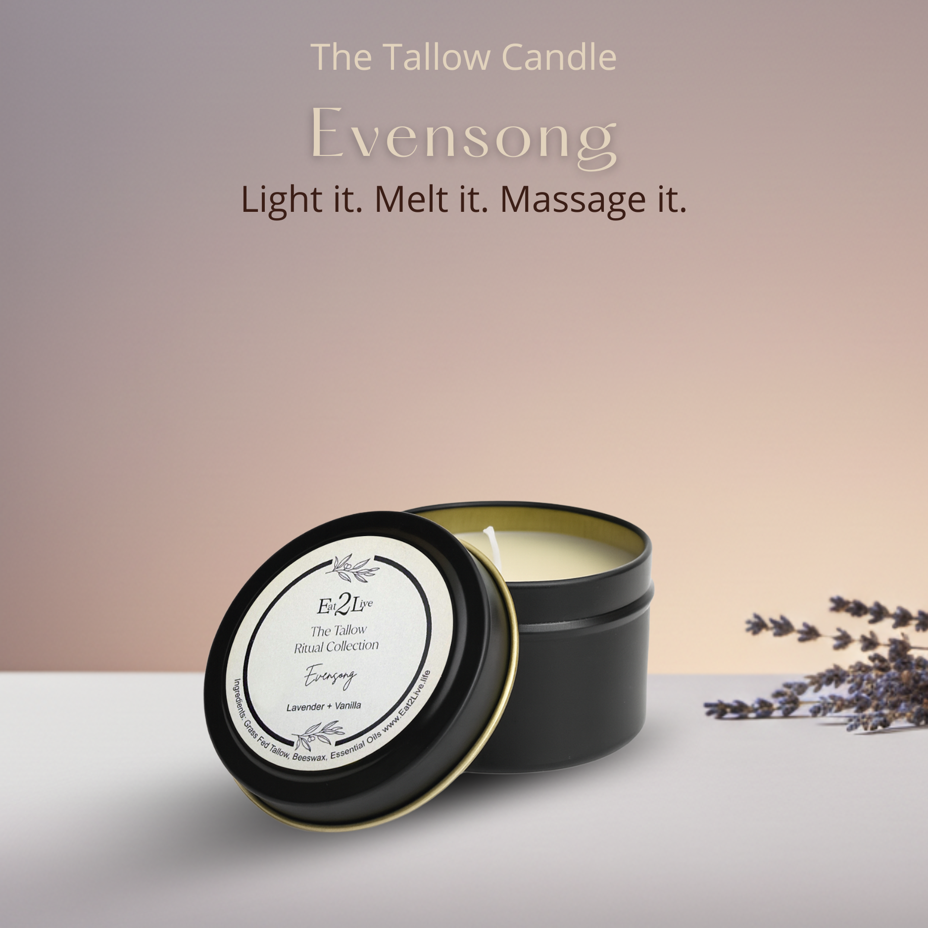 Evensong — The Tallow Candle - Eat 2 Live