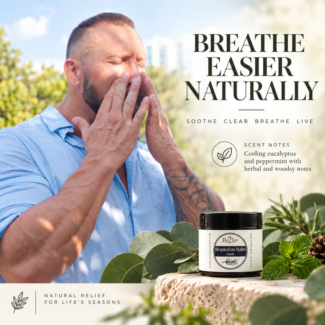 RespiraLux Decongestant Topical Tallow Balm - Adult Formula - Eat 2 Live