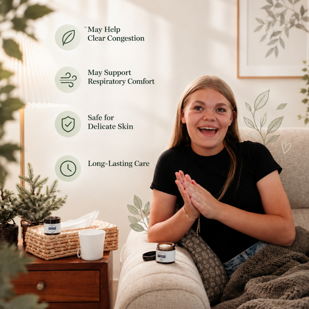 RespiraLux Decongestant Topical Tallow Balm - Children's Formula