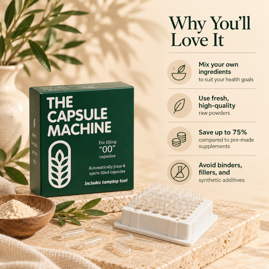 The Capsule Machine for Size "00" Capsules - Eat 2 Live