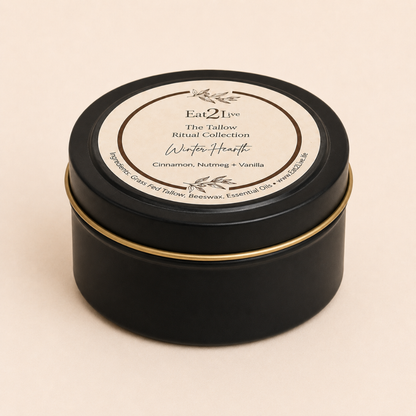Winter Hearth — The Tallow Candle - Eat 2 Live