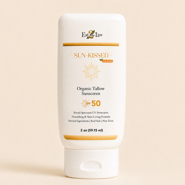 SunKissed Organic Tallow Sunscreen SPF 50 2 oz