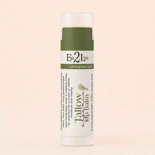 Lemongrass Lush Lip Balm - Eat 2 Live