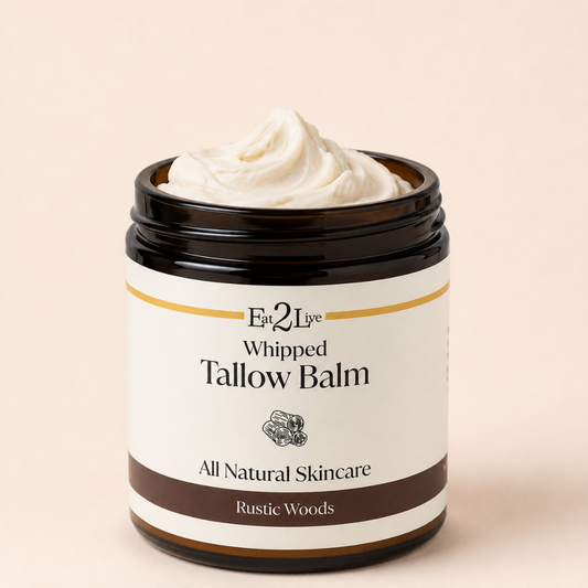 Rustic Woods Whipped Tallow Balm - Eat 2 Live