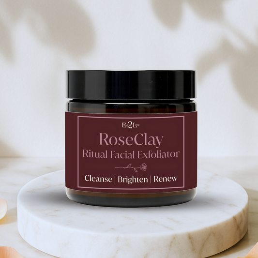 RoseClay Ritual Facial Exfoliator - Eat 2 Live