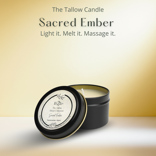 Sacred Ember — The Tallow Candle - Eat 2 Live
