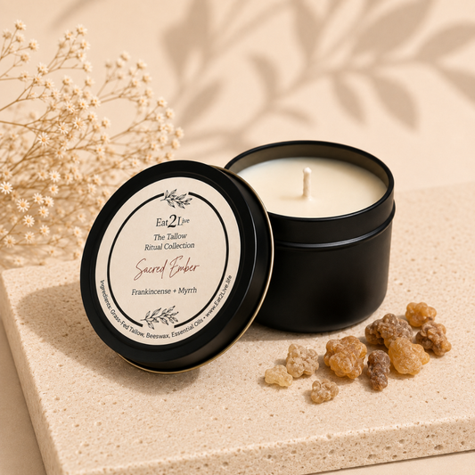 Sacred Ember — The Tallow Candle - Eat 2 Live