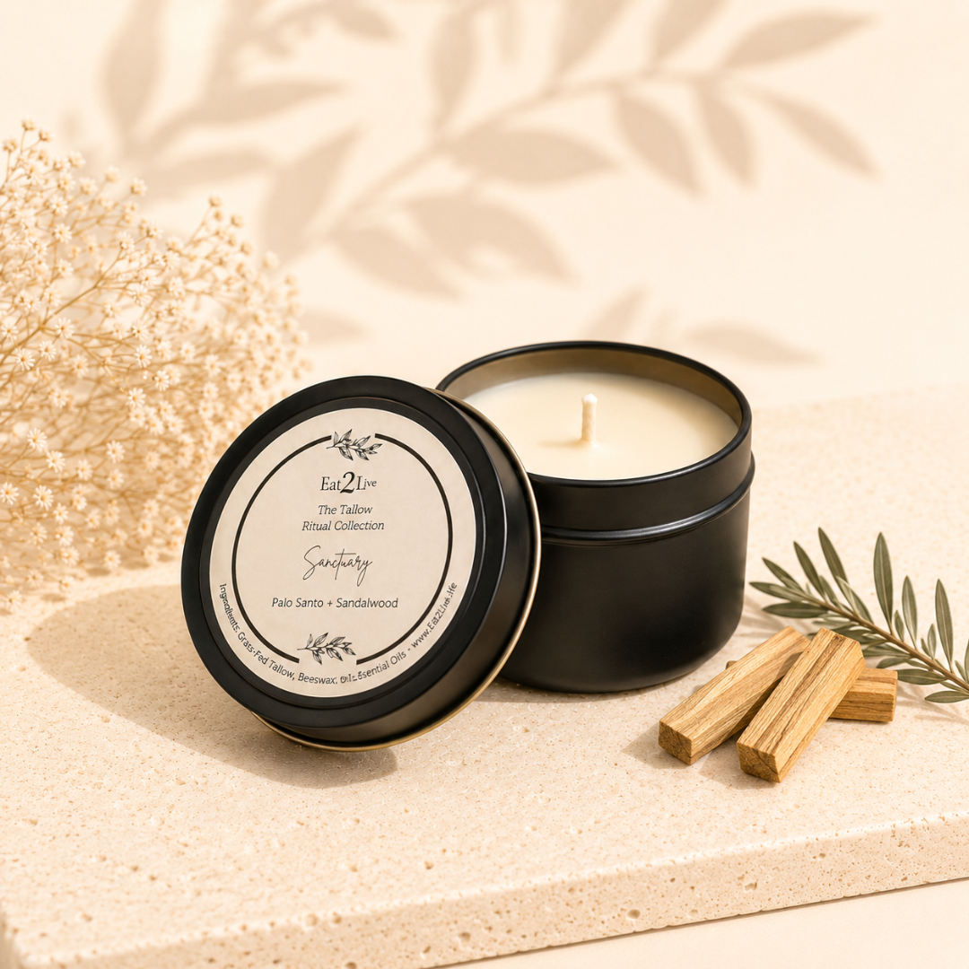 Sanctuary — The Tallow Candle - Eat 2 Live