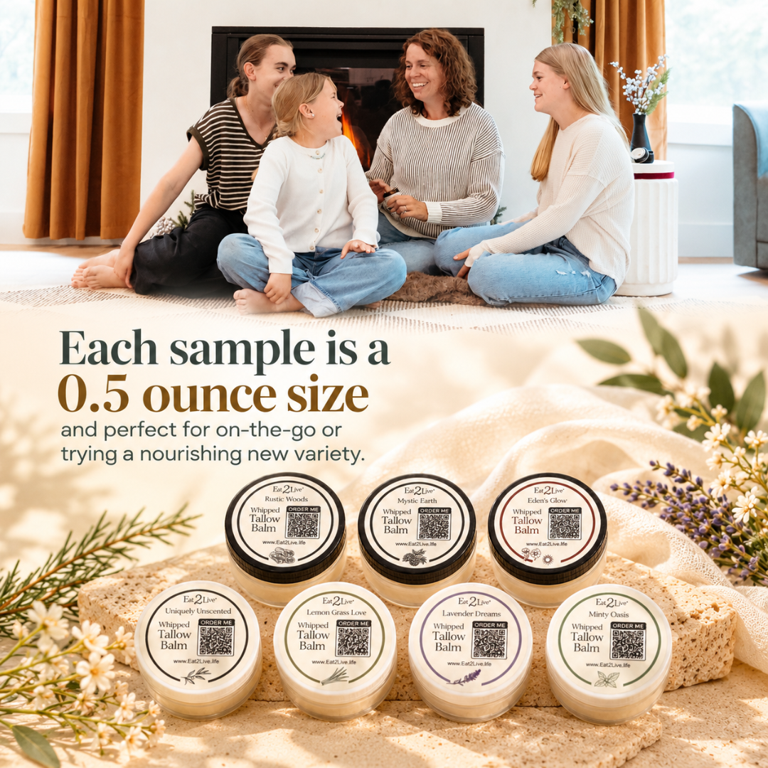 7-Piece Whipped Tallow Balm Complete Sample Set
