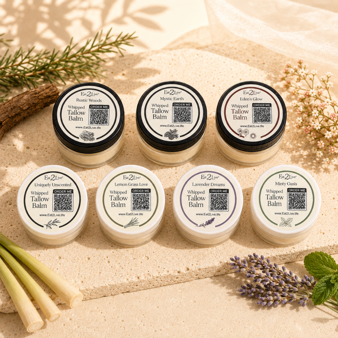 7-Piece Whipped Tallow Balm Complete Sample Set