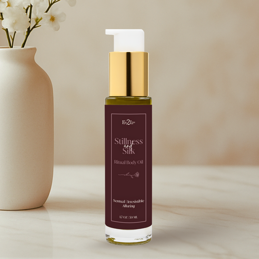 Stillness & Silk – Luxurious Body & Massage Oil - Eat 2 Live