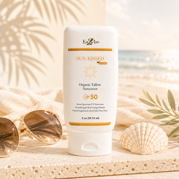 SunKissed Organic Tallow Sunscreen SPF 50 2 oz