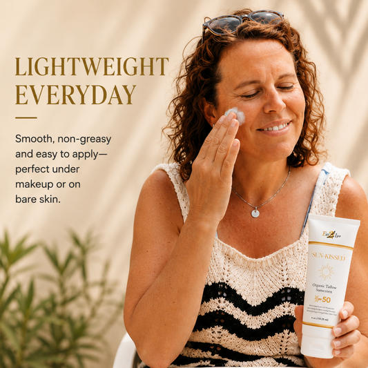 SunKissed Organic Tallow Sunscreen SPF 50 4 oz