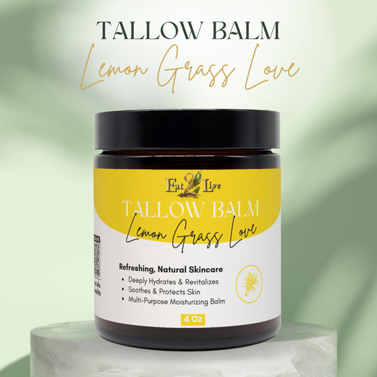 Lemon Grass Love Whipped Tallow Balm