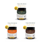 3-Piece Tallow Balm Sample Set - Founder's Choice - Eat 2 Live