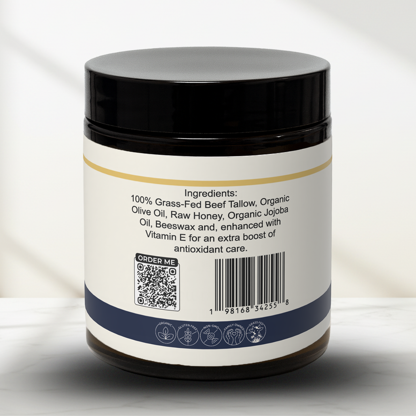 Uniquely Unscented Whipped Tallow Balm - Eat 2 Live
