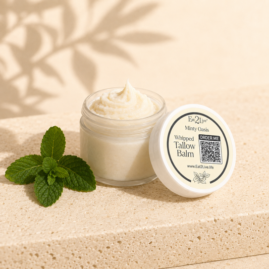 Minty Oasis Whipped Tallow Balm - Sample Size (0.5 oz)